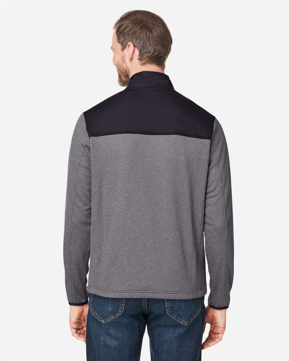 CORE365 CE74 - Men's Venture Heathered Stripe Hybrid Jacket