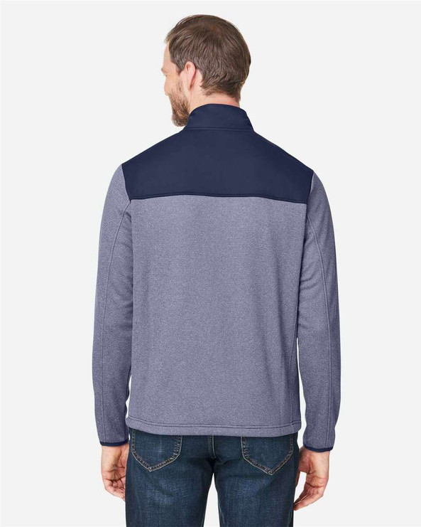 CORE365 CE74 - Men's Venture Heathered Stripe Hybrid Jacket