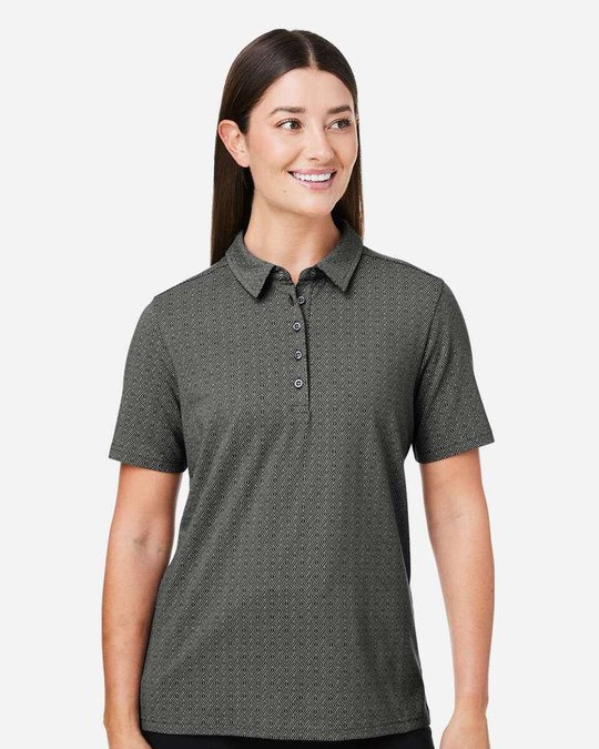 Devon & Jones DG101W - Women's Crownlux Performance® Geo Polo