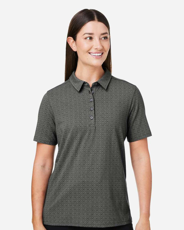 Devon & Jones DG101W - Women's Crownlux Performance® Geo Polo
