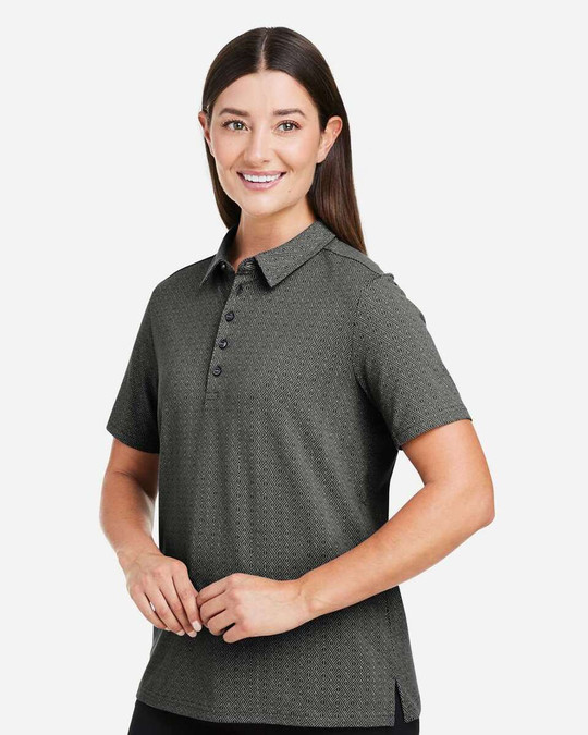 Devon & Jones DG101W - Women's Crownlux Performance® Geo Polo