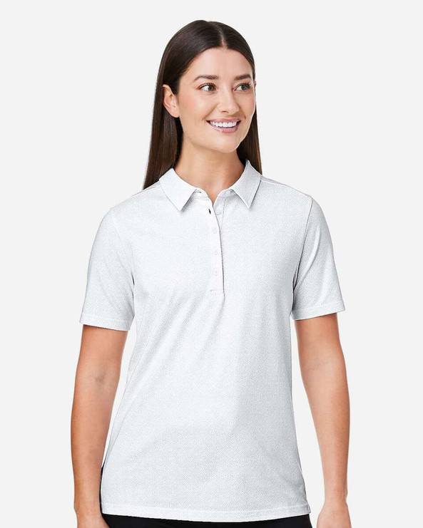 Devon & Jones DG101W - Women's Crownlux Performance® Geo Polo