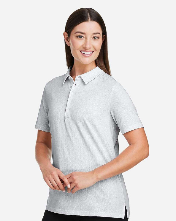 Devon & Jones DG101W - Women's Crownlux Performance® Geo Polo