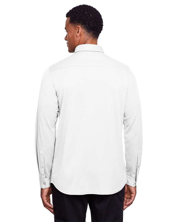 Devon & Jones DG20Z - Camisa de vestir CrownLux Performance® Plaited para hombre