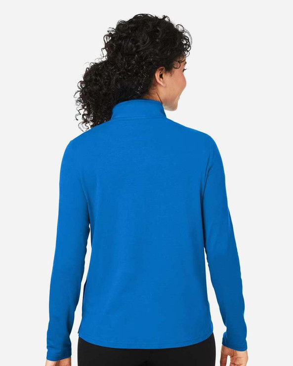 Devon & Jones DG425W - Jersey Raleigh Stretch Quarter-Zip, Mujer