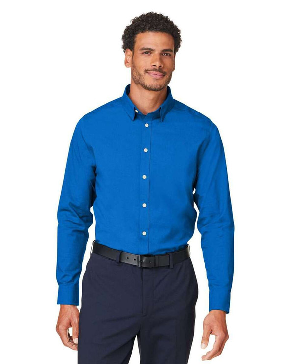 Devon & Jones DG505 - Men's CrownLux Performance® Spencer Poplin Dress Shirt