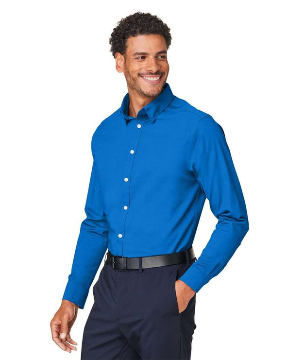 Devon & Jones DG505 - Men's CrownLux Performance® Spencer Poplin Dress Shirt