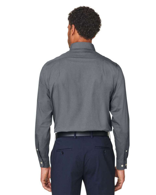 Devon & Jones DG505 - Camisa de vestir CrownLux Performance® Spencer Poplin para hombre