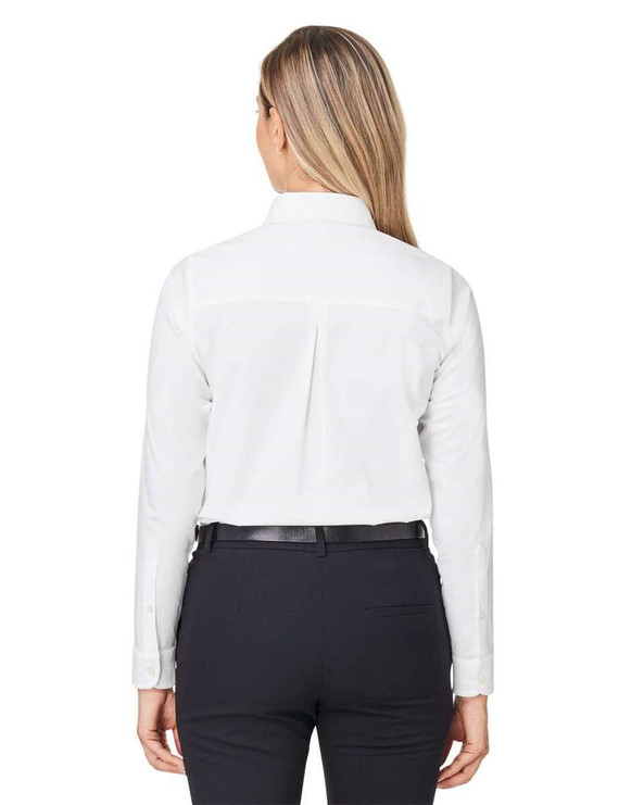 Devon & Jones DG505W - Women's CrownLux Performance® Spencer Poplin Dress Shirt