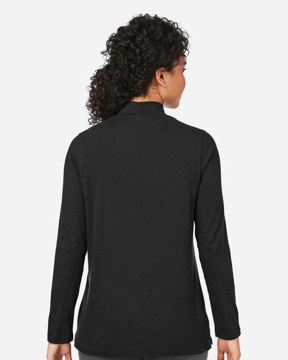 Devon & Jones DP121W - Top de punto con cuello chal Raleigh, mujer
