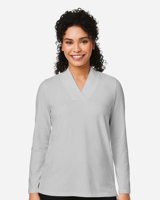 Devon & Jones DP121W - Women's Raleigh Shawl Collar Knit Top