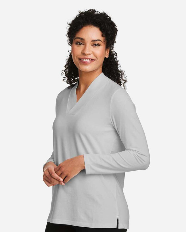 Devon & Jones DP121W - Women's Raleigh Shawl Collar Knit Top