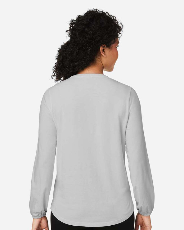 Devon & Jones DP122W - Top de punto con media tapeta Raleigh, mujer