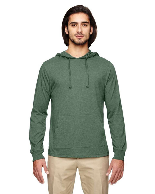 econscious EC1085 - Camiseta de manga larga con capucha y jersey ecológico