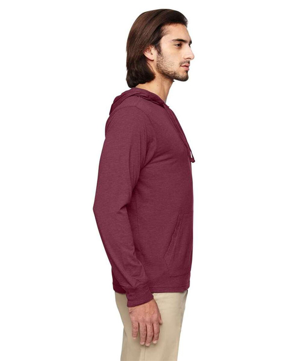 econscious EC1085 - Camiseta de manga larga con capucha y jersey ecológico