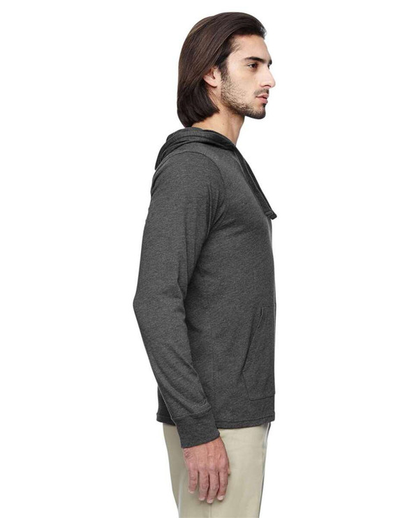econscious EC1085 - Camiseta de manga larga con capucha y jersey ecológico