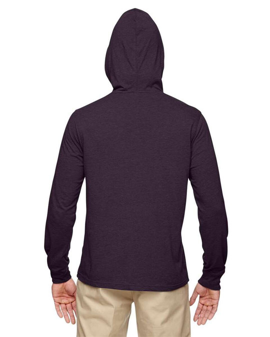 econscious EC1085 - Camiseta de manga larga con capucha y jersey ecológico