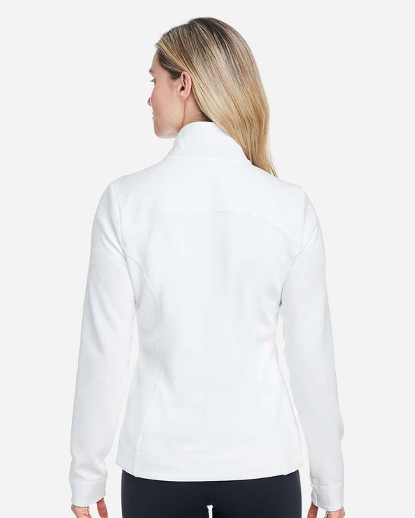 Fairway & Greene F12250 - Jersey de mujer Wells Quarter-Zip Tech Pullover