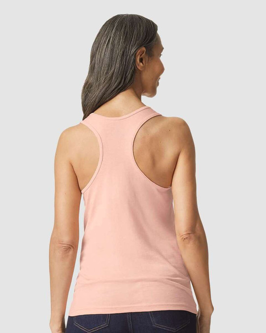 Gildan 64220LCVC - Softstyle® Women's CVC Racerback Tank Top