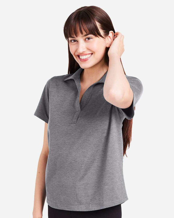 Glyder PDP7058 - Polo Fairway jaspeado de mujer