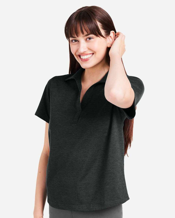 Glyder PDP7058 - Women's Marbled Fairway Polo