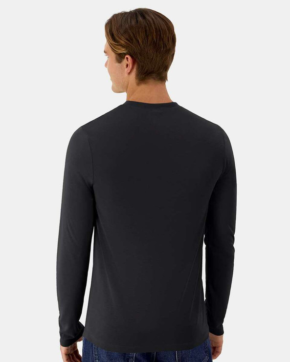 Hanes 484L - Camiseta de manga larga Cool DRI® Cotton Touch