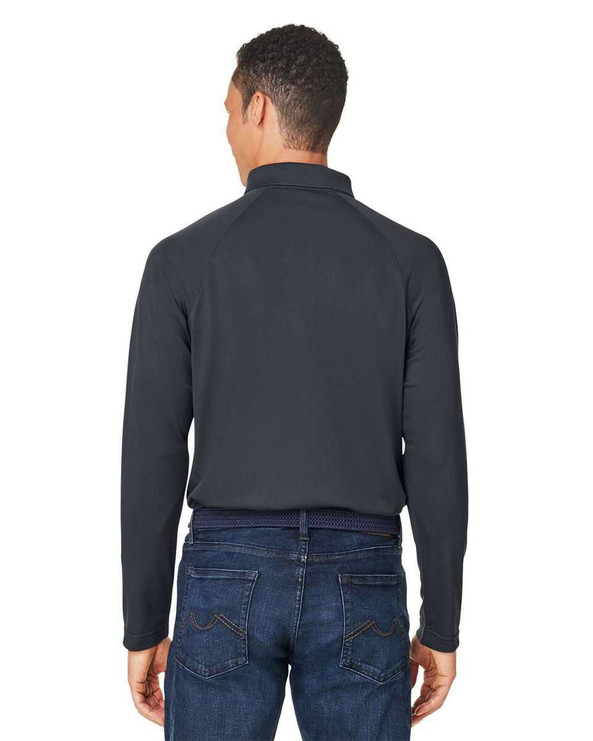 Harriton M208L - Polo de manga larga Charge Snag and Soil Protect para hombre