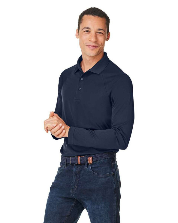 Harriton M208L - Men's Charge Snag and Soil Protect Long Sleeve Polo