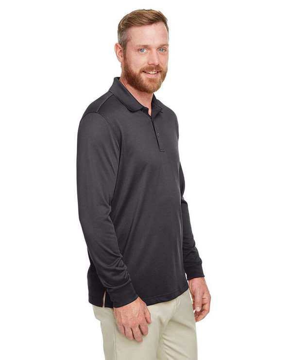 Harriton M348L - Polo de manga larga Advantage Snag Protection Plus IL para hombre
