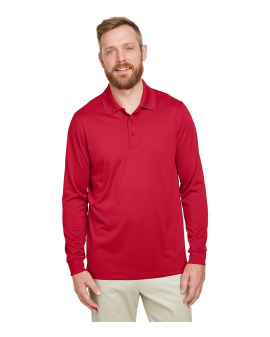 Harriton M348L - Polo de manga larga Advantage Snag Protection Plus IL para hombre