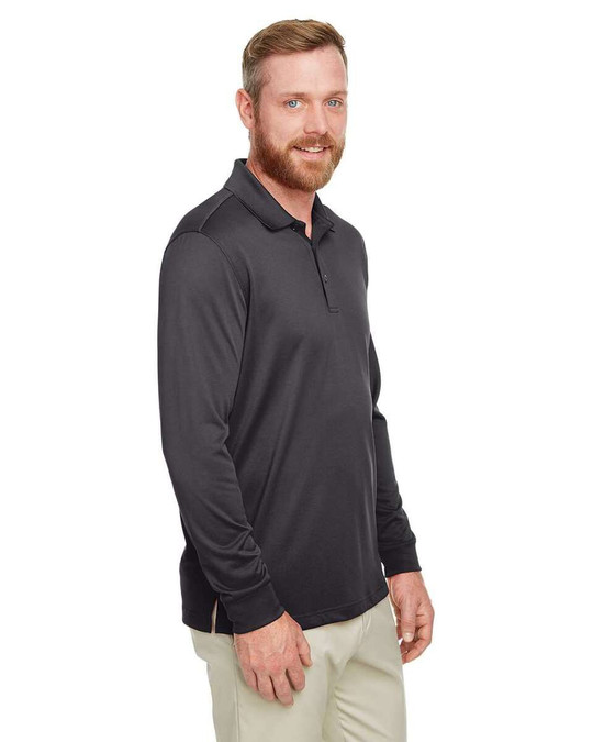 Harriton M348LT - Men's Tall Advantage Long Sleeve Snag Protection Plus IL Polo