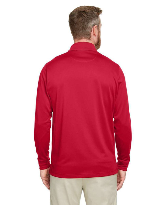 Harriton M348LT - Polo de hombre Tall Advantage Long Sleeve Snag Protection Plus IL