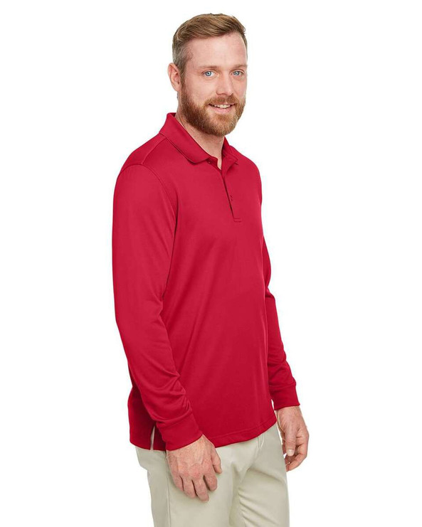 Harriton M348LT - Men's Tall Advantage Long Sleeve Snag Protection Plus IL Polo