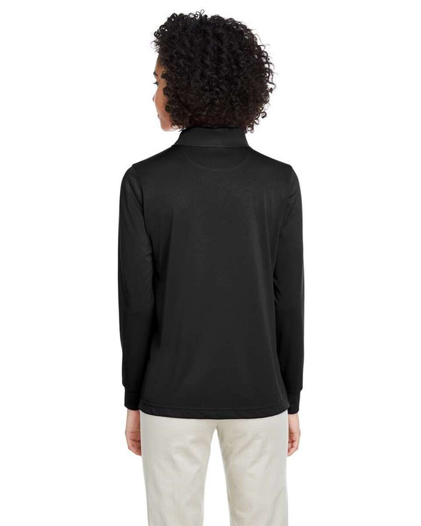 Harriton M348LW - Women's Advantage Snag Protection Plus IL Long Sleeve Polo