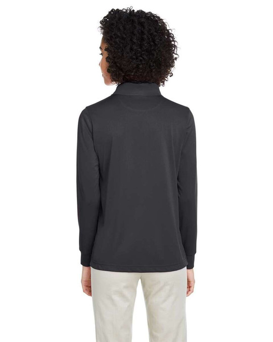 Harriton M348LW - Polo de manga larga Advantage Snag Protection Plus IL para mujer