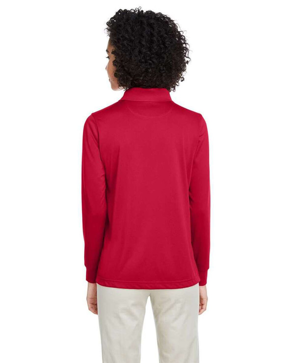 Harriton M348LW - Women's Advantage Snag Protection Plus IL Long Sleeve Polo