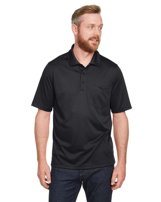 Harriton M348P - Polo de bolsillo Advantage Snag Protection Plus IL para hombre