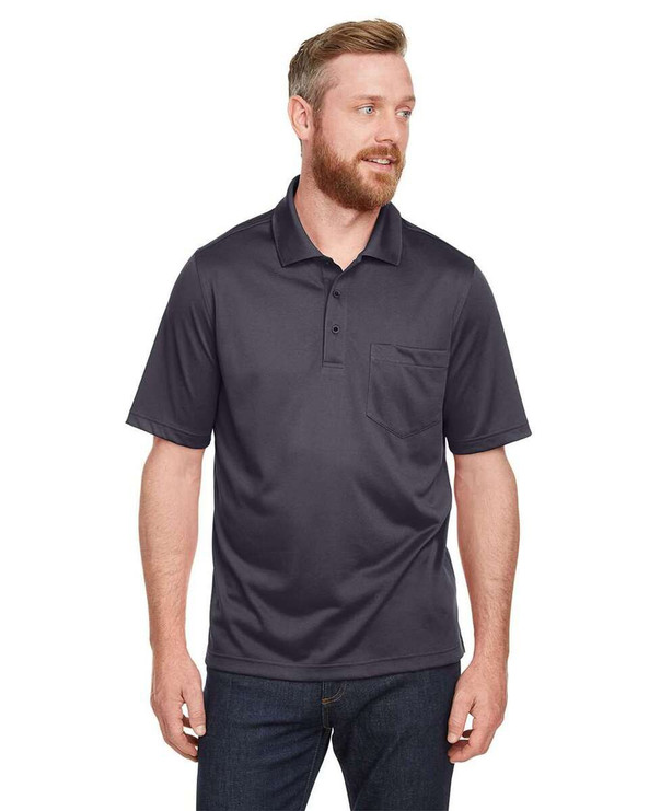 Harriton M348P - Polo de bolsillo Advantage Snag Protection Plus IL para hombre