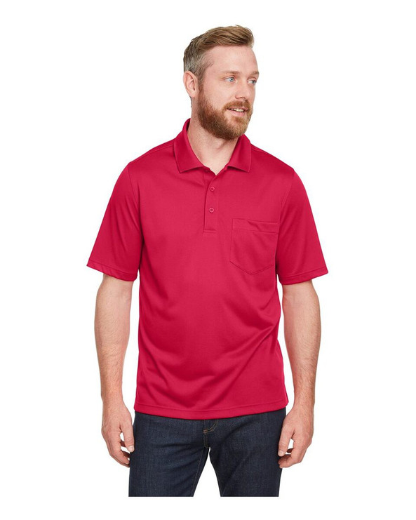 Harriton M348P - Polo de bolsillo Advantage Snag Protection Plus IL para hombre