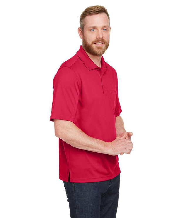 Harriton M348P - Polo de bolsillo Advantage Snag Protection Plus IL para hombre