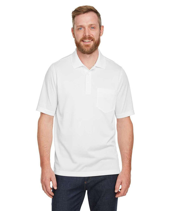Harriton M348P - Polo de bolsillo Advantage Snag Protection Plus IL para hombre