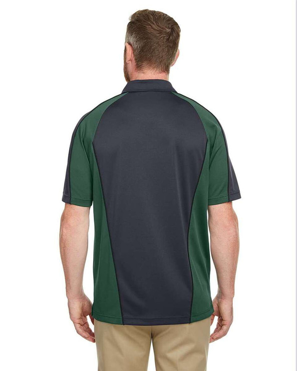 Harriton M385 - Men's Advantage Snag Protection Plus IL Colorblock Polo
