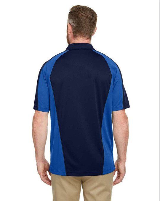 Harriton M385 - Polo Advantage Snag Protection Plus IL Colorblock para hombre