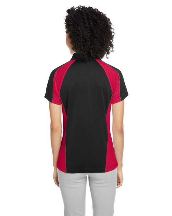 Harriton M385W - Women's Advantage Snag Protection Plus IL Colorblock Polo