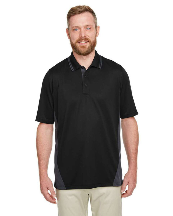Harriton M386T - Men's Tall Flash Snag Protection Plus IL Colorblock Polo
