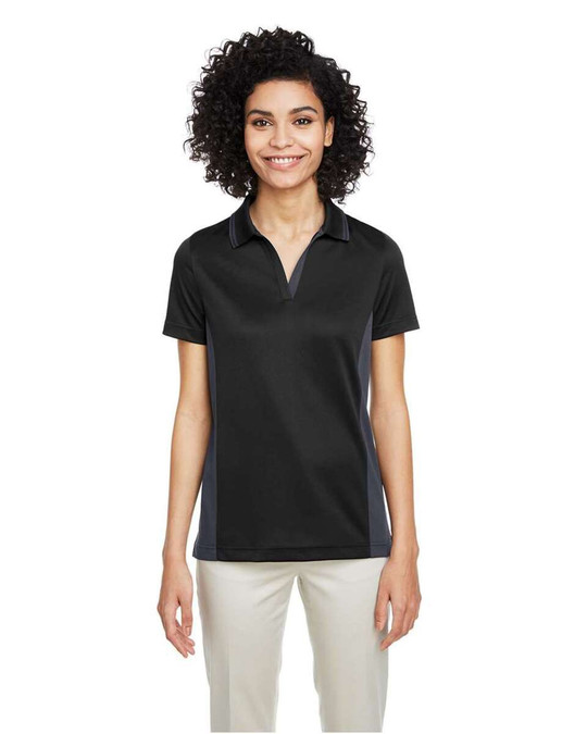Harriton M386W - Polo de mujer Flash Snag Protection Plus IL Colorblock