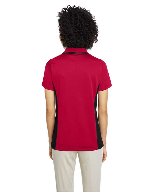Harriton M386W - Polo de mujer Flash Snag Protection Plus IL Colorblock