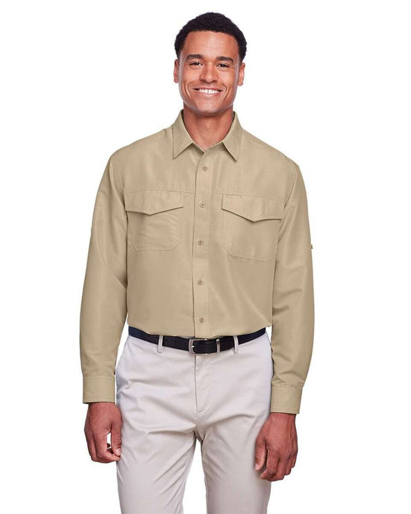 Harriton M580L - Camisa Key West Performance Staff para hombre