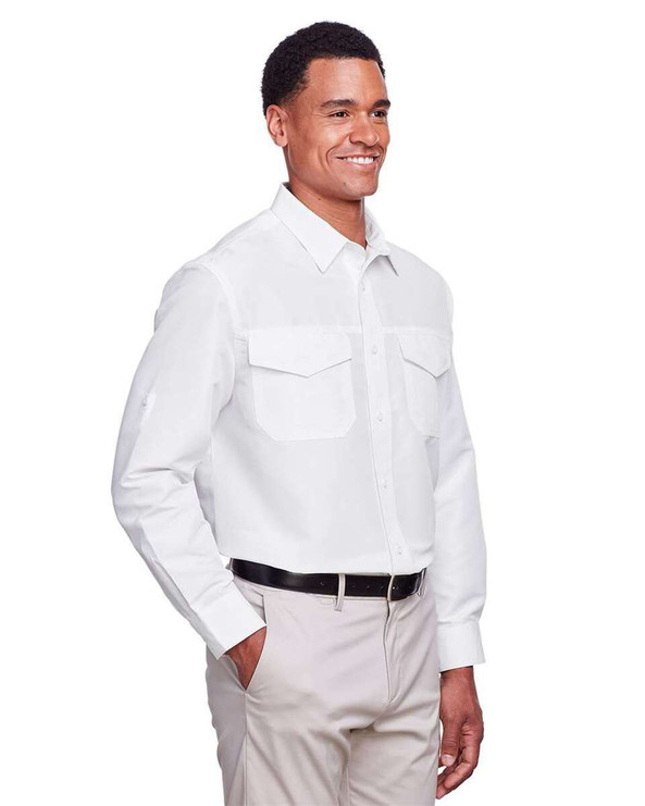 Harriton M580L - Men's Key West Performance Staff Shirt