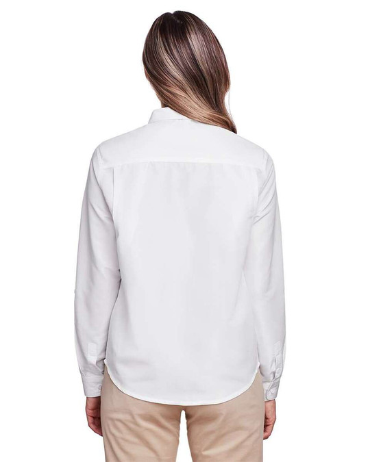 Harriton M580LW - Women's Key West Long Sleeve Performance Staff Shirt